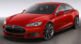Tesla Model S - P85D red