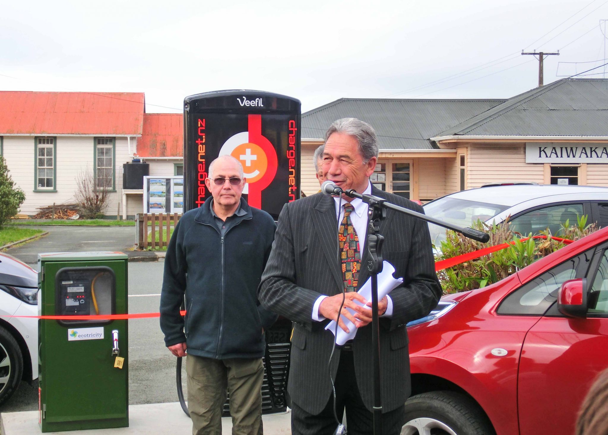 Winston Peters Speaking at Ribbon Cutting